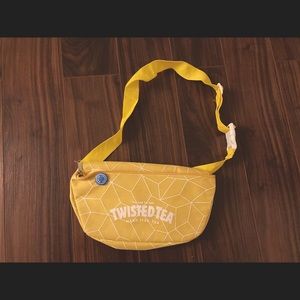 Yellow pouch bag
